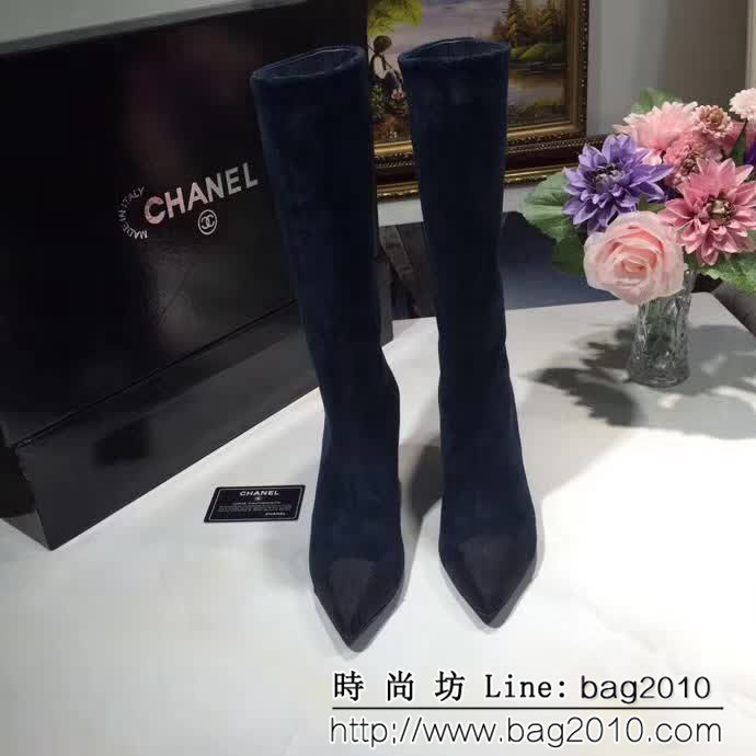CHANEL香奈兒 2018秋冬新品系列 878 推薦款 香奈兒雙色靴 QZS1918